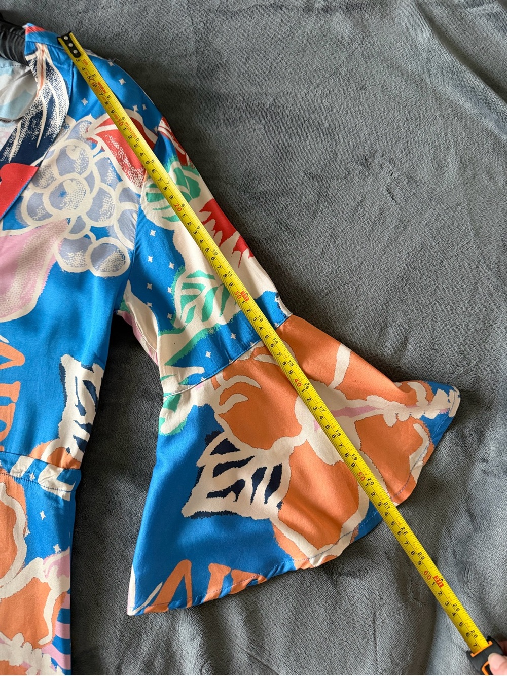 Maaji Vibrant Blue Tropical Print Mini Dress - Picture 11 of 13